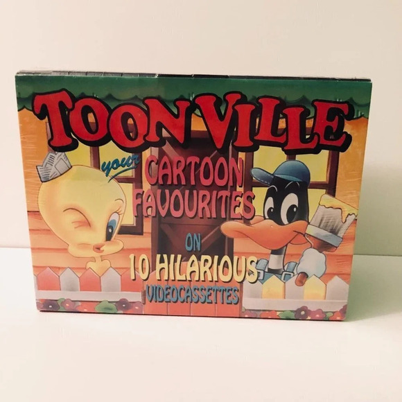 Vintage 1993 Toonville VHS Cartoon Favoirites 10 Tapes Casper Superman Bug Bunny - Picture 4 of 11